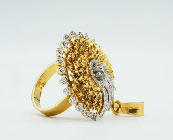 Antique ring+pendant (14kt) - Image 3