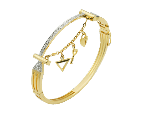3 Charms +single line(14kt)
