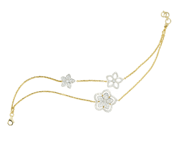 Flower Delicate chain(14kt)