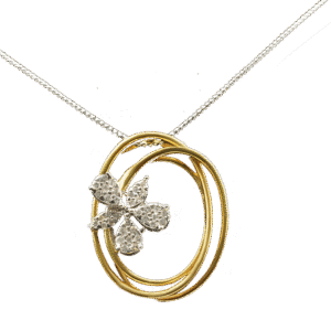Oval + flower (14kt)