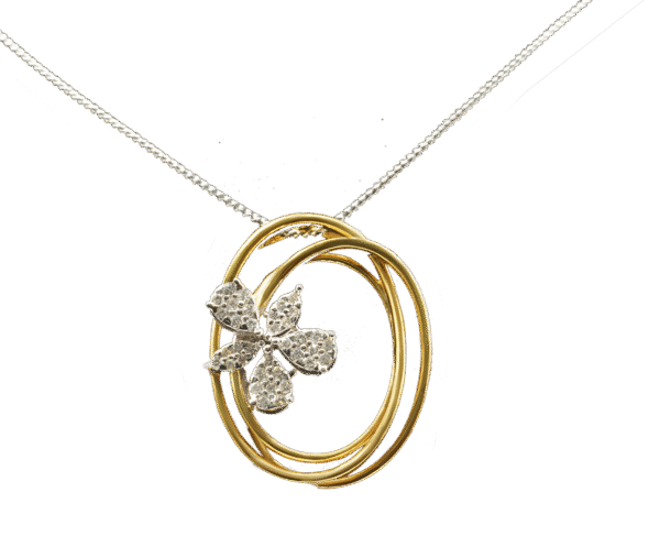 Oval + flower (14kt)