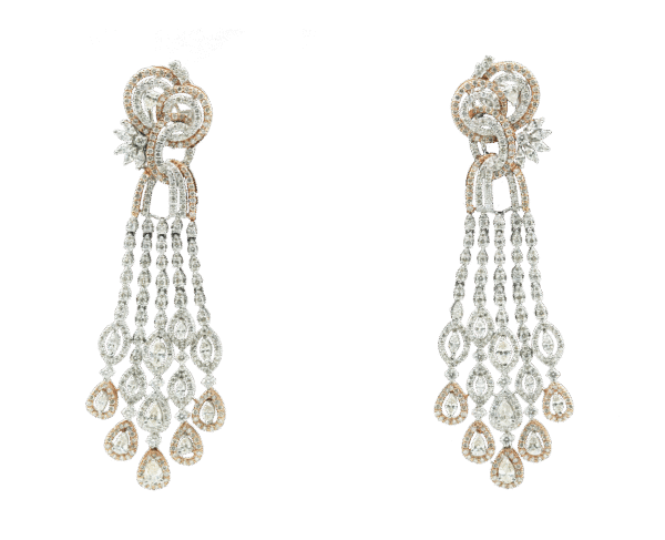 Rose gold earrings(14kt)