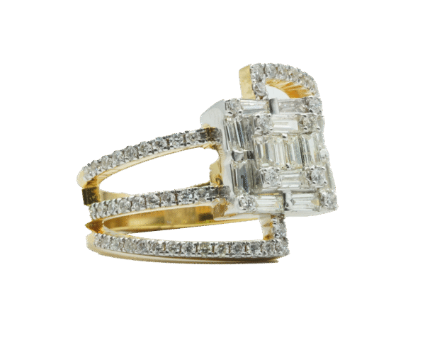 Square setting (14kt) - Image 2