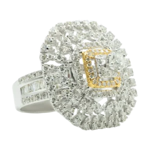 Squre Pattern Ring(14kt)