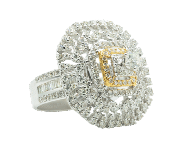Squre Pattern Ring(14kt)